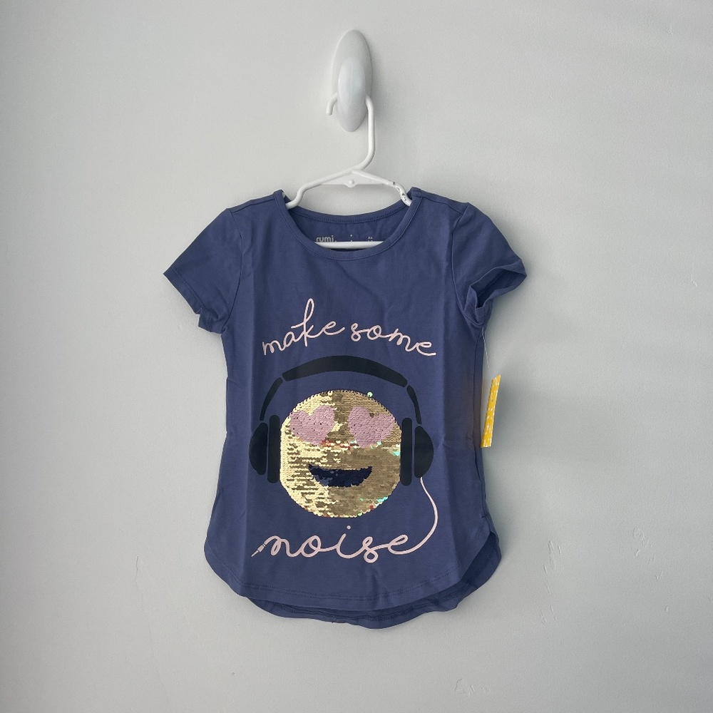 Girl's Make Some Noise Sequin Shirt - Picture 5 of 12